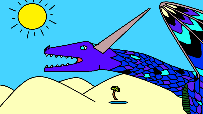 Fichier:R:Un dragon que j'ai fait sur paint..png